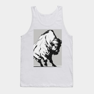 Bison Shadow Silhouette Anime Style Collection No. 108 Tank Top